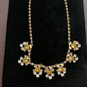 J Crew Crystal statement Necklace